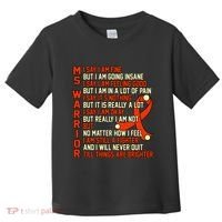 Ms Warrior Multiple Sclerosis Awareness Graphic Toddler T-Shirt thumb 0