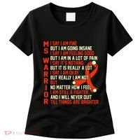 Ms Warrior Multiple Sclerosis Awareness Graphic Women's T-Shirt thumb 0