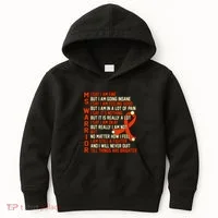 Ms Warrior Multiple Sclerosis Awareness Graphic Kids Hoodie thumb 0