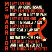 Ms Warrior Multiple Sclerosis Awareness Graphic Kids Hoodie thumb 5