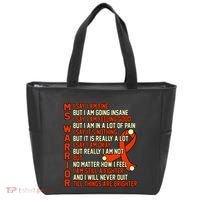 Ms Warrior Multiple Sclerosis Awareness Graphic Tote Bag thumb 0