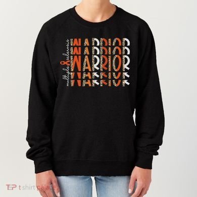 Ms Warrior Multiple Sclerosis Awareness Orange Ribbon Women's Sweatshirt