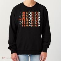 Ms Warrior Multiple Sclerosis Awareness Orange Ribbon Women's Sweatshirt thumb 0