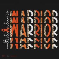 Ms Warrior Multiple Sclerosis Awareness Orange Ribbon Polo thumb 3