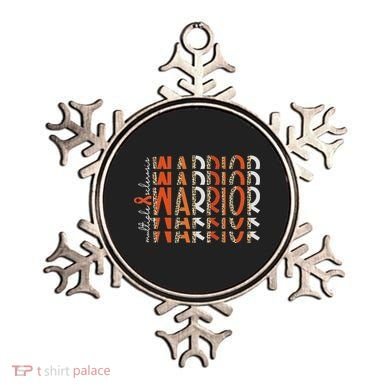 Ms Warrior Multiple Sclerosis Awareness Orange Ribbon Ornament