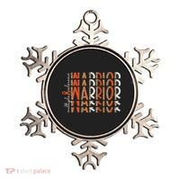 Ms Warrior Multiple Sclerosis Awareness Orange Ribbon Ornament thumb 0