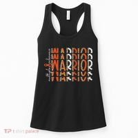 Ms Warrior Multiple Sclerosis Awareness Orange Ribbon Women's Tank Top thumb 0