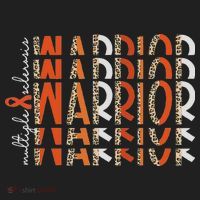 Ms Warrior Multiple Sclerosis Awareness Orange Ribbon Hat thumb 2