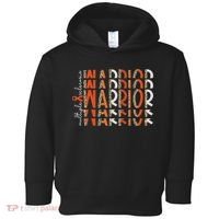 Ms Warrior Multiple Sclerosis Awareness Orange Ribbon Toddler Hoodie thumb 0