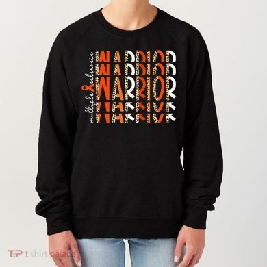 Ms Warrior Multiple Sclerosis Awareness Orange Ribbon Women's Sweatshirt