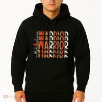 Ms Warrior Multiple Sclerosis Awareness Orange Ribbon Hoodie thumb 2