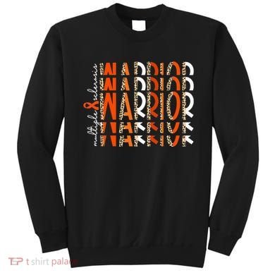 Ms Warrior Multiple Sclerosis Awareness Orange Ribbon Sweatshirt