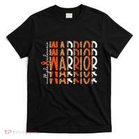 Ms Warrior Multiple Sclerosis Awareness Orange Ribbon T-Shirt thumb 0