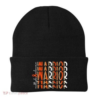 Ms Warrior Multiple Sclerosis Awareness Orange Ribbon Beanie