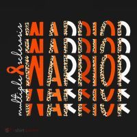 Ms Warrior Multiple Sclerosis Awareness Orange Ribbon Polo thumb 3