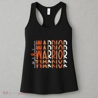 Ms Warrior Multiple Sclerosis Awareness Orange Ribbon Women's Tank Top thumb 3