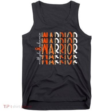 Ms Warrior Multiple Sclerosis Awareness Orange Ribbon Tank Top