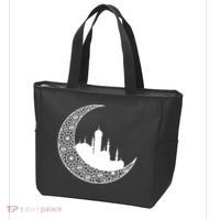 Mosque With Moon Religious Drawing Tote Bag thumb 3