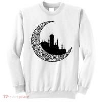 Mosque With Moon Religious Drawing Sweatshirt thumb 0