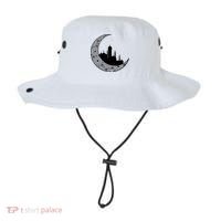 Mosque With Moon Religious Drawing Bucket Hat thumb 0