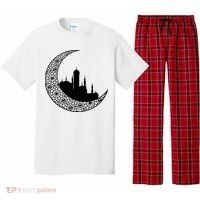 Mosque With Moon Religious Drawing Pajama Set thumb 0