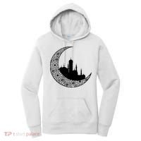 Mosque With Moon Religious Drawing Women's Hoodie thumb 0