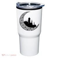 Mosque With Moon Religious Drawing Tumbler thumb 0