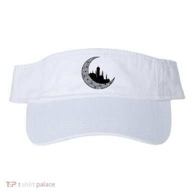 Mosque With Moon Religious Drawing Visor