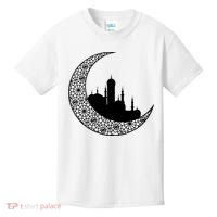 Mosque With Moon Religious Drawing Kids T-Shirt thumb 0