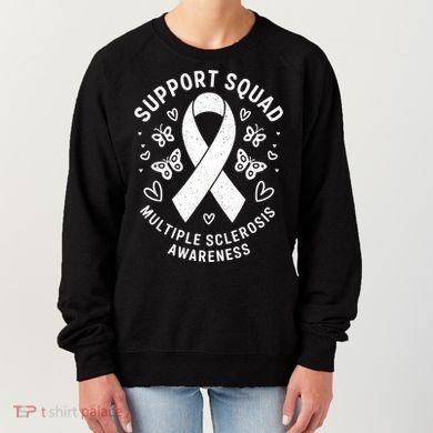 Ms Warrior Ms Support Squad For Multiple Sclerosis Awareness Women's Sweatshirt