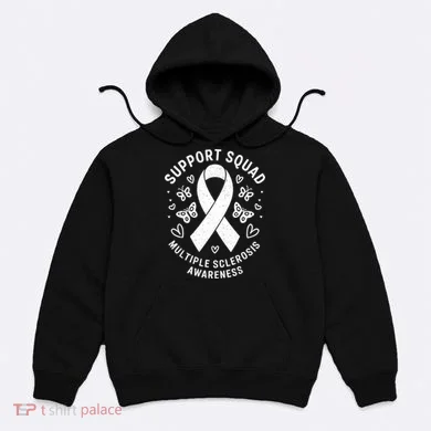 Ms Warrior Ms Support Squad For Multiple Sclerosis Awareness Hoodie