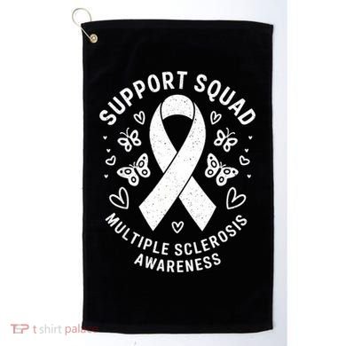 Ms Warrior Ms Support Squad For Multiple Sclerosis Awareness Golf Towel