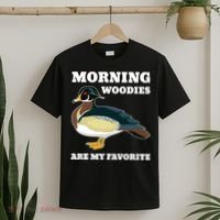 Morning Woody My Favorite Duck Hunting Funny Hunter T-Shirt thumb 2