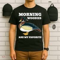 Morning Woody My Favorite Duck Hunting Funny Hunter T-Shirt thumb 6