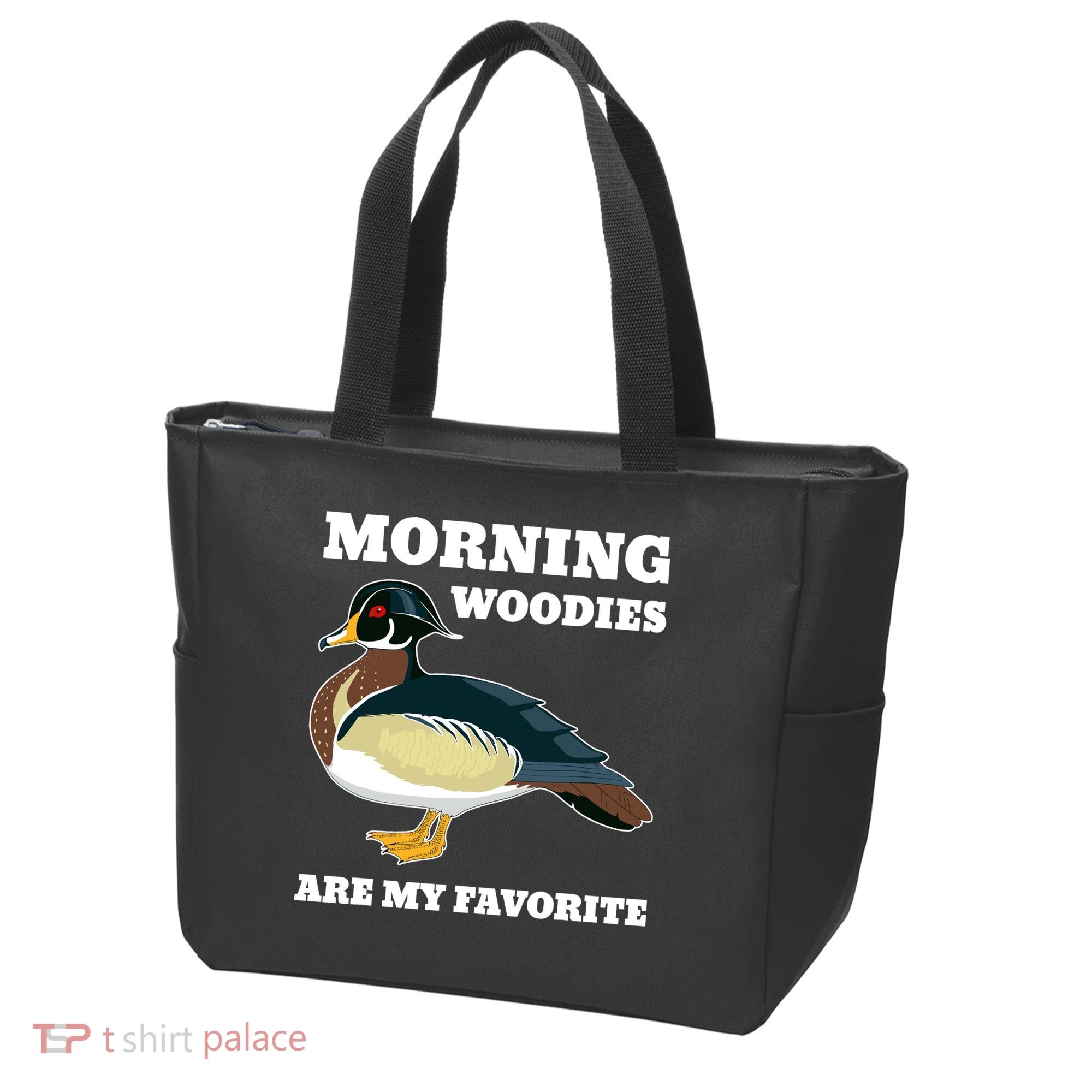 Morning Woody My Favorite Duck Hunting Funny Hunter Tote Bag