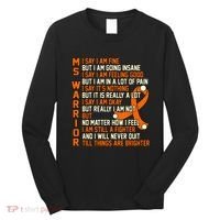 MS Warrior Multiple Sclerosis Awareness Graphic Long Sleeve Shirt thumb 0