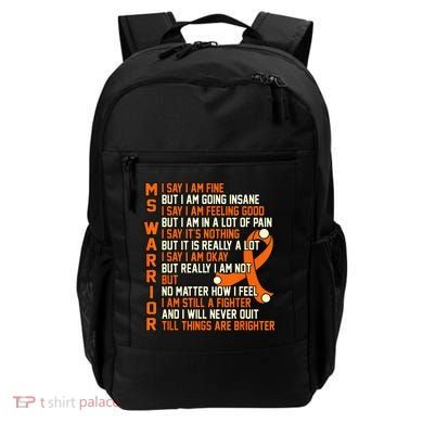 MS Warrior Multiple Sclerosis Awareness Graphic Backpack