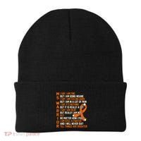MS Warrior Multiple Sclerosis Awareness Graphic Beanie thumb 0