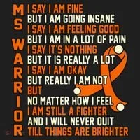MS Warrior Multiple Sclerosis Awareness Graphic Tumbler thumb 3