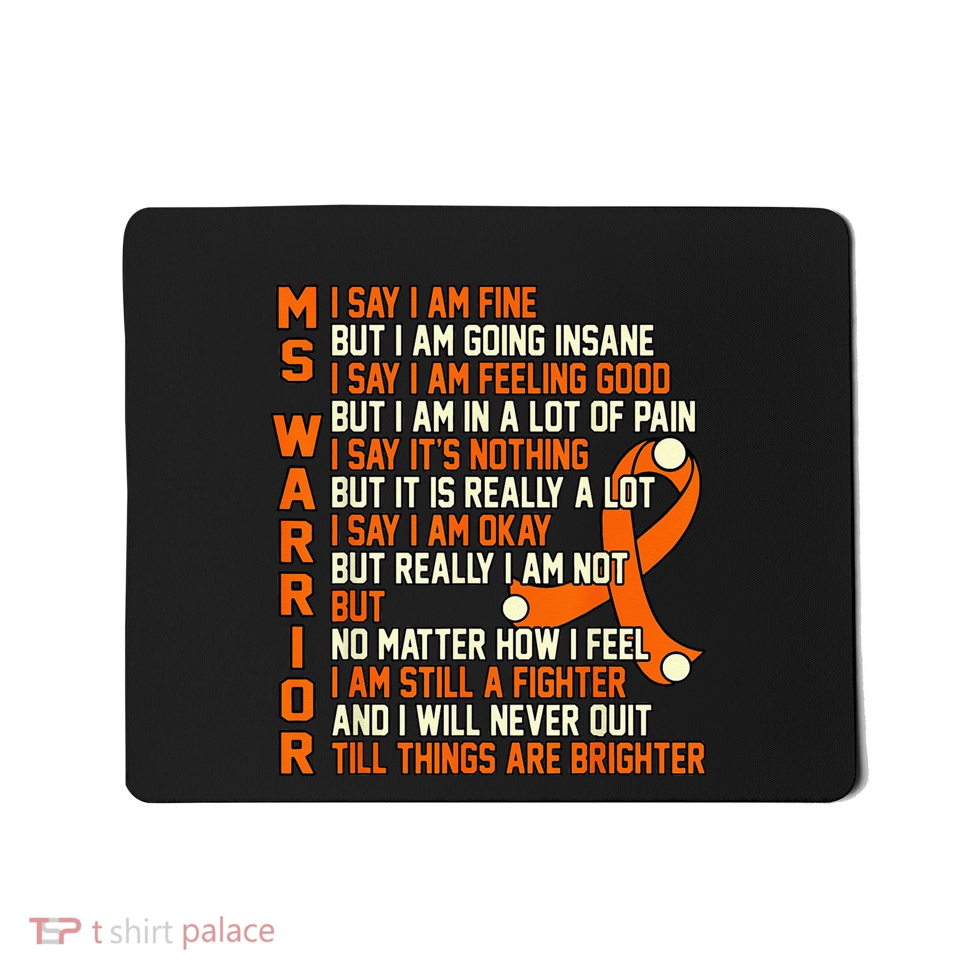 MS Warrior Multiple Sclerosis Awareness Graphic Mousepad