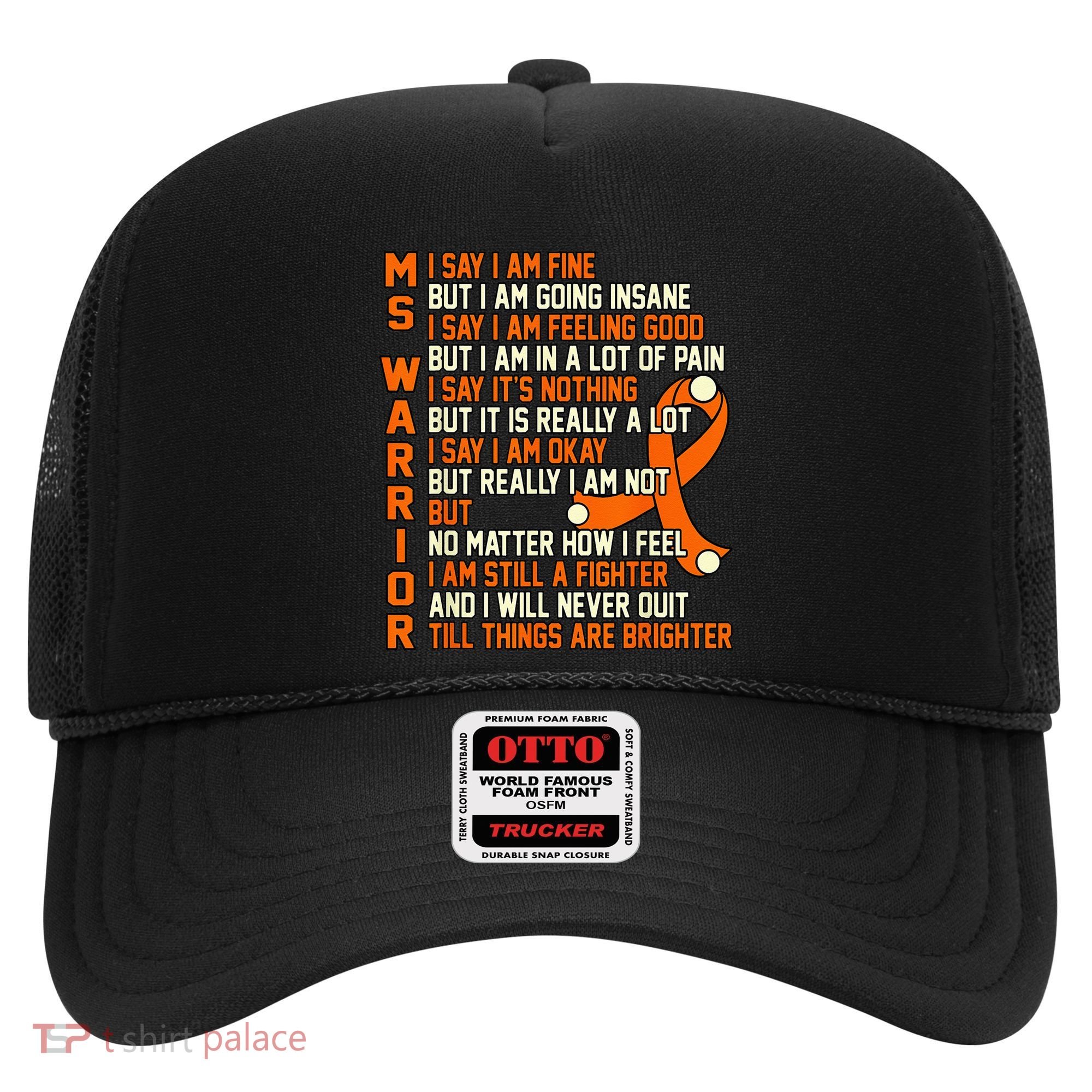 MS Warrior Multiple Sclerosis Awareness Graphic Hat