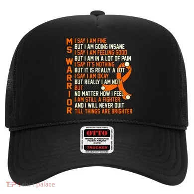 MS Warrior Multiple Sclerosis Awareness Graphic Hat