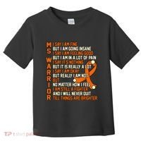 MS Warrior Multiple Sclerosis Awareness Graphic Toddler T-Shirt thumb 0