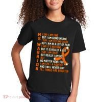 MS Warrior Multiple Sclerosis Awareness Graphic Kids T-Shirt thumb 2