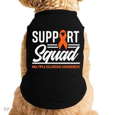 Ms Warrior Ms Support Squad Multiple Sclerosis Awareness Doggie Tank