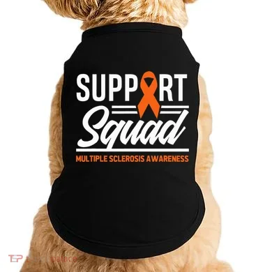 Ms Warrior Ms Support Squad Multiple Sclerosis Awareness Doggie Tank