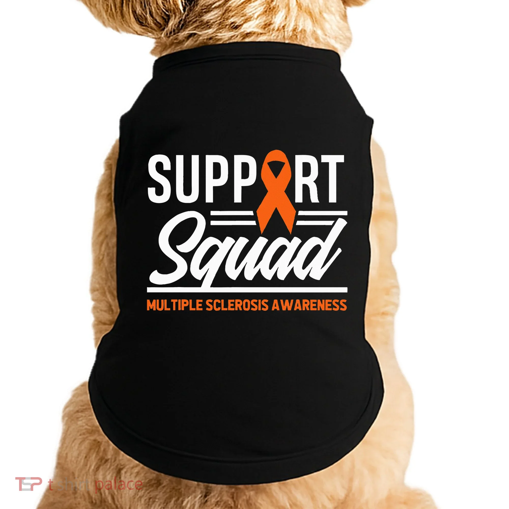 Ms Warrior Ms Support Squad Multiple Sclerosis Awareness Doggie Tank