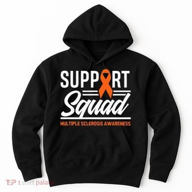 Ms Warrior Ms Support Squad Multiple Sclerosis Awareness Hoodie