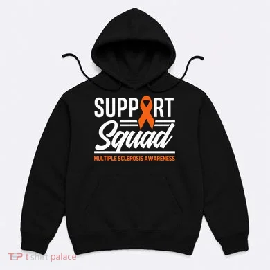 Ms Warrior Ms Support Squad Multiple Sclerosis Awareness Hoodie