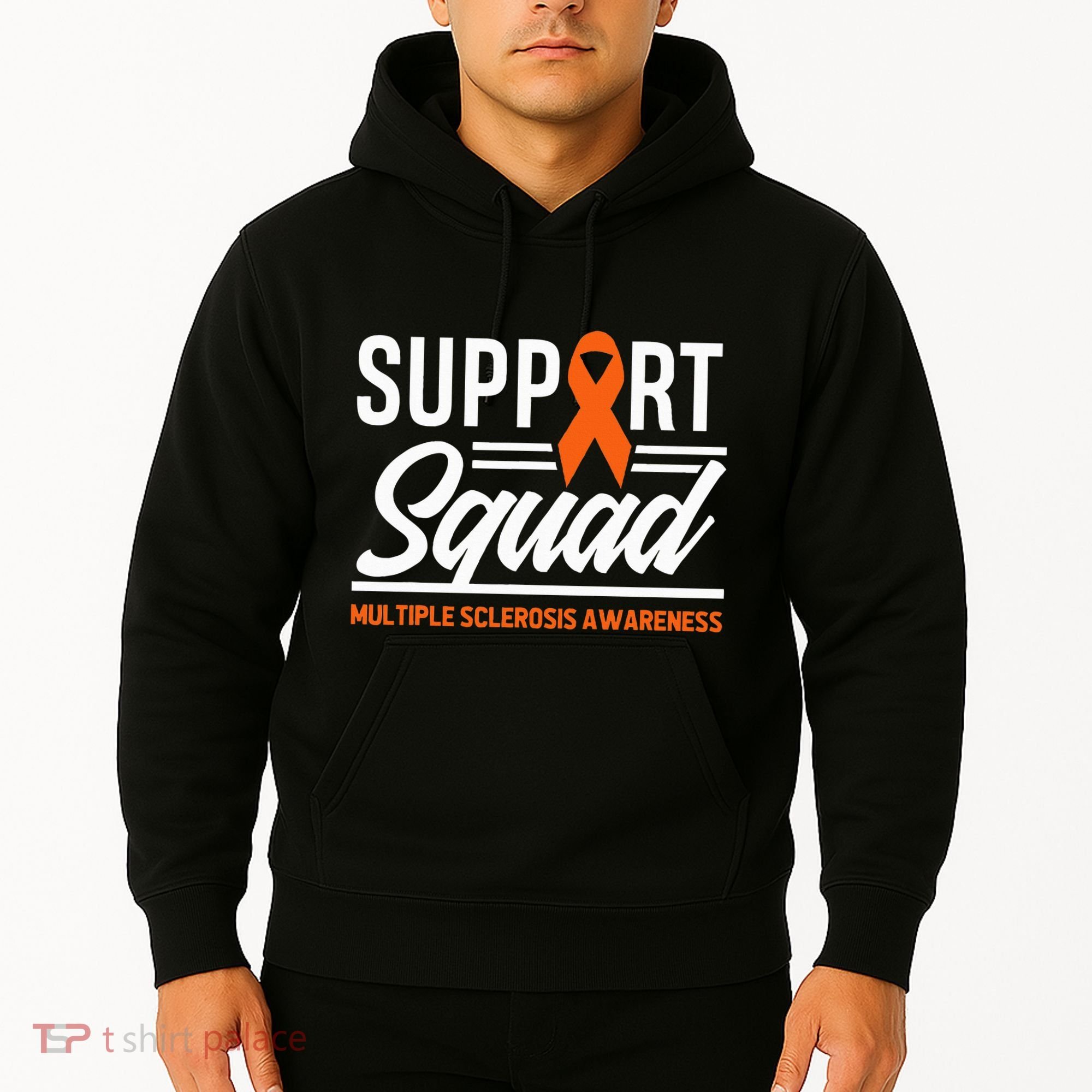 Ms Warrior Ms Support Squad Multiple Sclerosis Awareness Hoodie